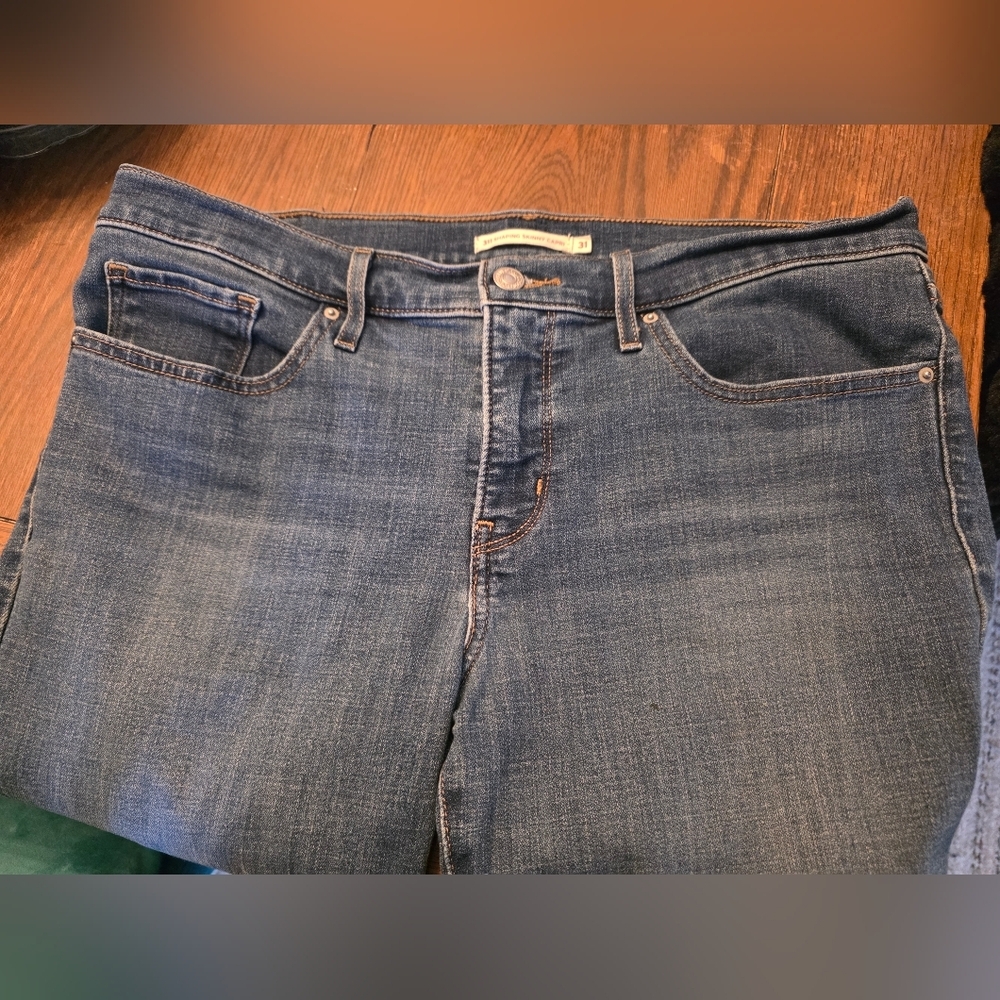Levi Strauss 311 Shaping Skinny Capri Sz 31 With 21" Inseam. - Picture 8 of 14